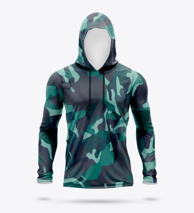 Camouflage blue