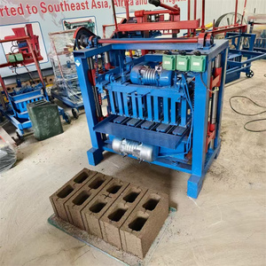 Pavimentadora de bloques sólidos huecos de hormigón Manual, máquina para hacer bloques de enclavamiento, máquina para hacer bloques de pavimentación - Product Image 4