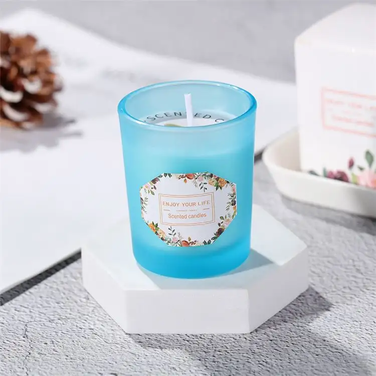 Low Price Household Glass Soy Wax Valentine's Day Ornaments Candles Aromatherapy Luxury Scented Candle