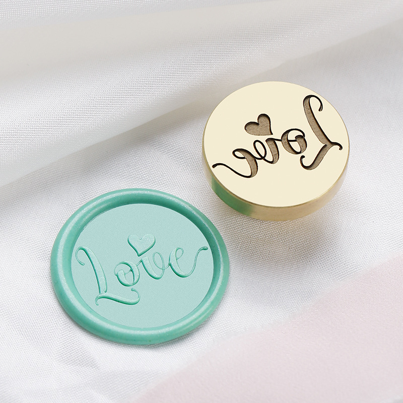 Amour (Surface plane laser, taille 2,5 cm)