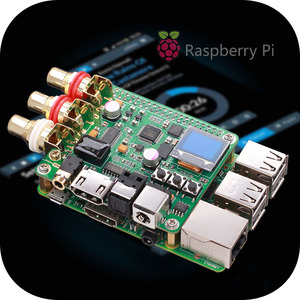 Ahududu Pi DAC ses şifre çözücü kurulu HIFI genişletme modülü destekler koaksiyel Fiber I2S için ahududu Pi 3B 3B + 4B