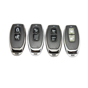 433MHz universale codice di apprendimento 1527 Wireless RF trasmettitore telecomando 4 tastiere in silicone pulsanti per porta del Garage barriera - Product Image 4
