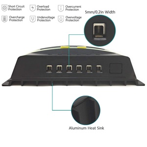 Smart Solar Panel <strong>Controller</strong> Regulator 24V 12V <strong>DC</strong> <strong>Output</strong> Bulb 10A 30A 50A 60A 20A Manual PWM Solar Charger <strong>Controllers</strong> - Product Image 4