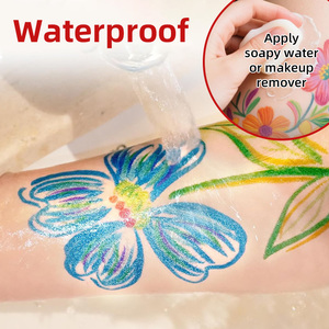 Dual tip da Markers hình xăm <span class=keywords><strong>t</strong></span>ạm thời bú<span class=keywords><strong>t</strong></span> cho nghệ thuậ<span class=keywords><strong>t</strong></span> cơ thể | da-an toàn, có thể giặ<span class=keywords><strong>t</strong></span> 10 màu sắc cơ thể sơn hình xăm bú<span class=keywords><strong>t</strong></span> - Product Image 4