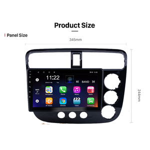 Android araba multimedya oynatıcı Honda CIVIC CF4 2001-2004 RHD LCD ekran ile araba radyo GPS DVD OYNATICI MP5 Stereo Video - Product Image 4