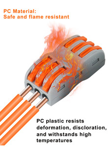 电气快速连接端子插入式分支端子块多芯铜线电源应用连接 - Product Image 6