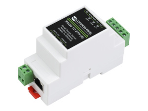 Waveshare 2 unids/lote Industrial Modbus RS485 servidor serie, RS485 a RJ45 Ethernet, TCP/IP a serie, montaje en Riel, función POE - Product Image 3