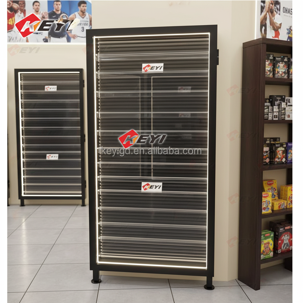 Wall mounted straight single with LED-full black