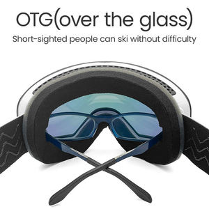 Dilupu phụ nữ Mens Snowboard thể thao Googles OEM biểu tượng tùy chỉnh OTG Frameless Retro chống sương mù UV400 bảo vệ trượt tuyết Kính từ - Product Image 3