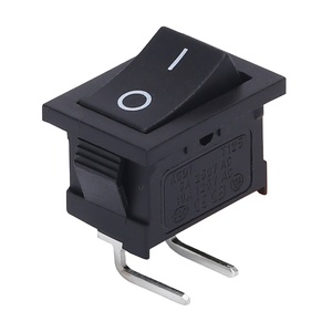 WELFNOBL 15x21 mm Auto Boat 3 Position Spst 2 Connections Rocker Switch 6A 250VAC 2Pin Bending Foot Defond on and Off Switch - Product Image 1