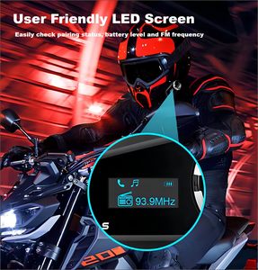 Fodsports FX6s casco de motocicleta intercomunicador Bluetooth casco auriculares impermeable BT Interphone sistema de intercomunicación para deportes - Product Image 4