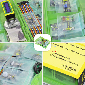 Kit de inicio de módulos de Sensor de una parada, educación escolar DIY, Kit de aprendizaje de sensores 37 en 1 sin placa Microbit V2