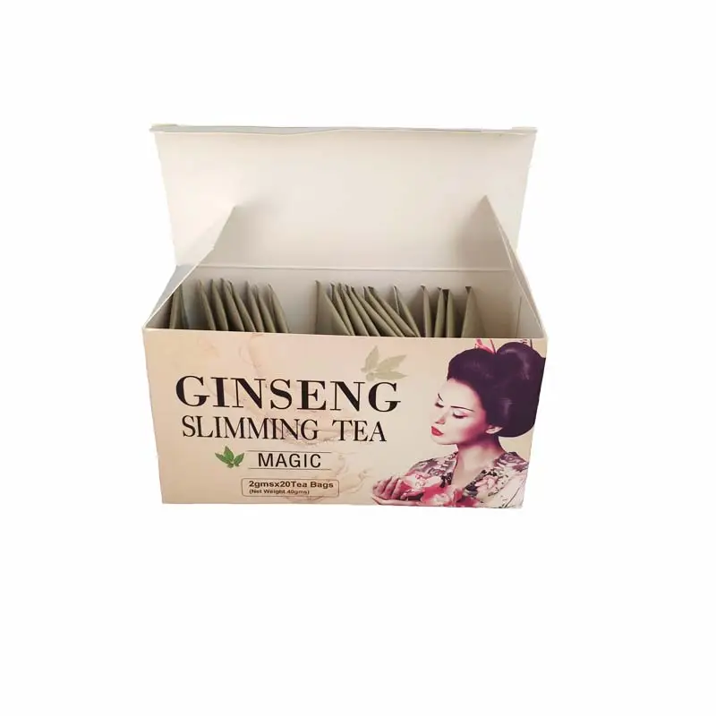 الجملة شاي لخسارة الوزن السموم الجينسنغ شاي تخسيس شقة البطن الشاي