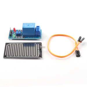 12V Regentropfen regler Relais modul Blatt feuchtigkeit Wasserloser Schalter Regensensor für Arduino