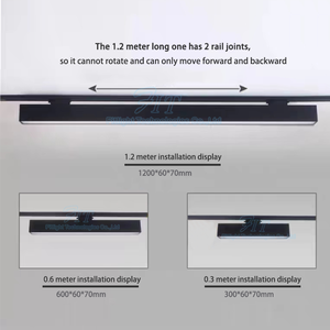 新しいデザインモダンな埋め込み型屋内照明家庭用商用リニア超薄型トラックライト - Product Image 6
