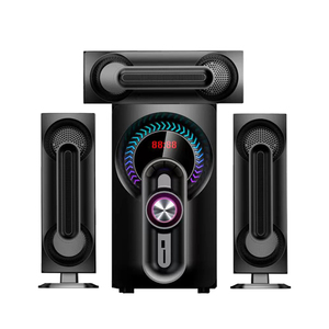 热卖多功能3.1环绕声家庭影院扬声器带发光二极管灯 - Product Image 4
