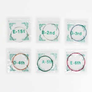 Cuerdas acústicas coloridas para guitarra, conjunto de 6 cuerdas, venta al por mayor - Product Image 4