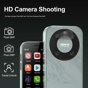 SERVO KING 9000 Mini Android 10.0 akıllı telefon 3.0 ''HD ekran 4G LTE ağ 2GB RAM + 16GB depolama 2000mAh pil yüz İngilizce - Product Image 5