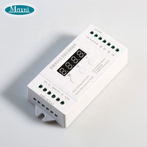 DMX 512 Decoder RGBW 4CH 192W 384W DMX Decoder 16A Controller Empfänger mit Display - Product Image 4