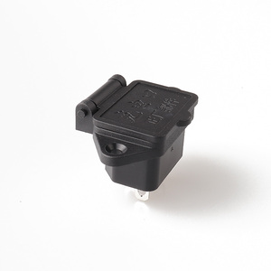 LZ-14-1-02 Waterproof 250V 10A Panel <strong>Mounting</strong> IEC320 C14 3p Grounded AC Inlet Power Socket with Cover Pop Socket - Product Image 2
