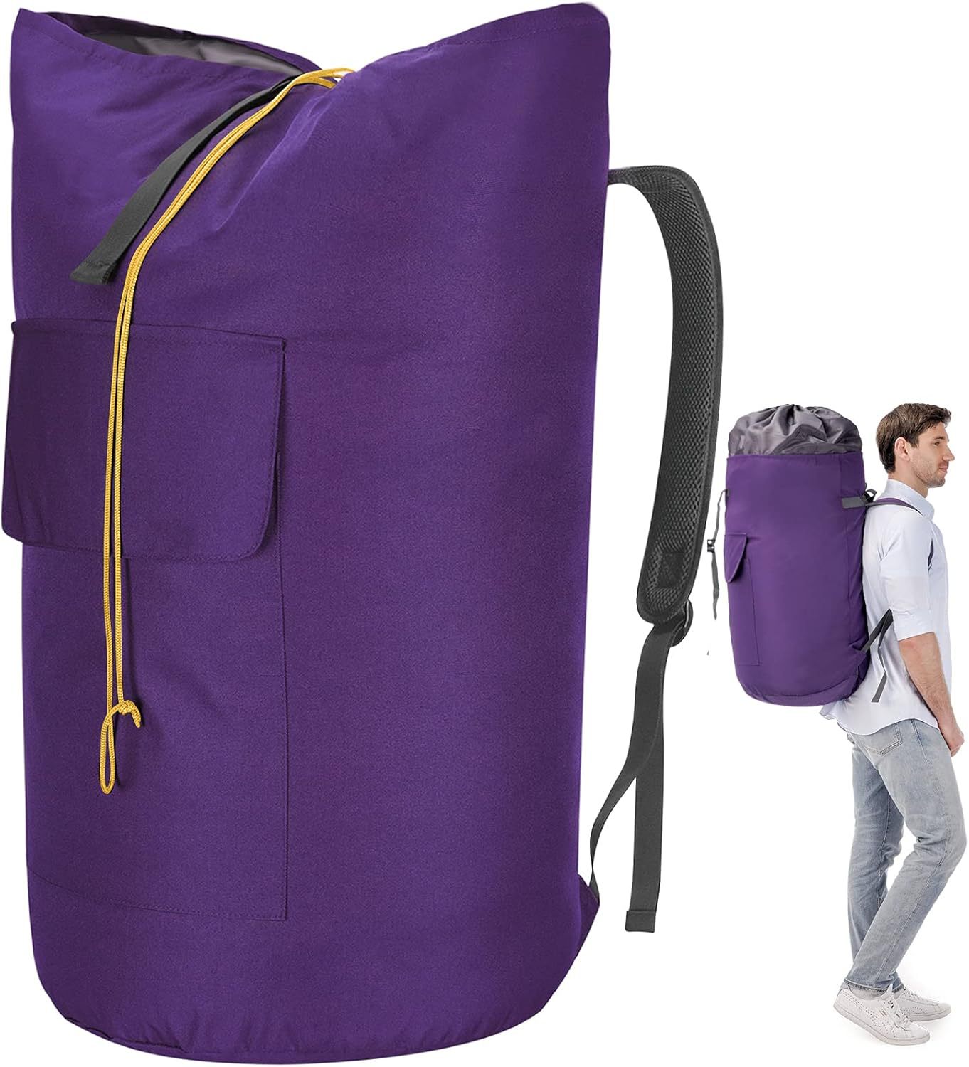 Purple - 38.1 length x 38.1 width x 71.1 height cm