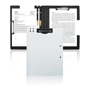 Thư mục | đôi kim loại thư mục có thể gập lại chất kết dính | với hộp đựng bút | Thích hợp cho văn phòng và trường học lớp học - Product Image 2