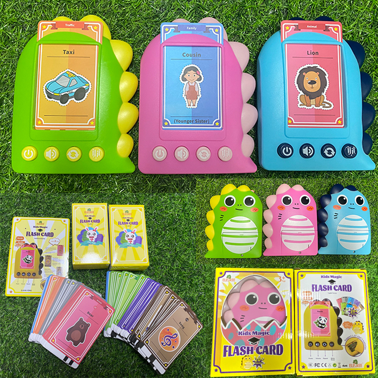 Talking flash card toy