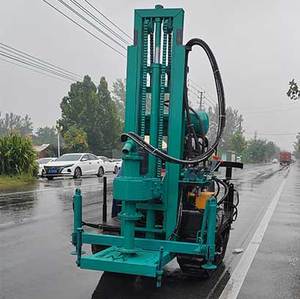 Used Crawler Type Drilling Rig <strong>100m</strong> Max Depth Diesel Engine Enlarged Hydraulic Motor Water Well Core Farm <strong>Drill</strong>