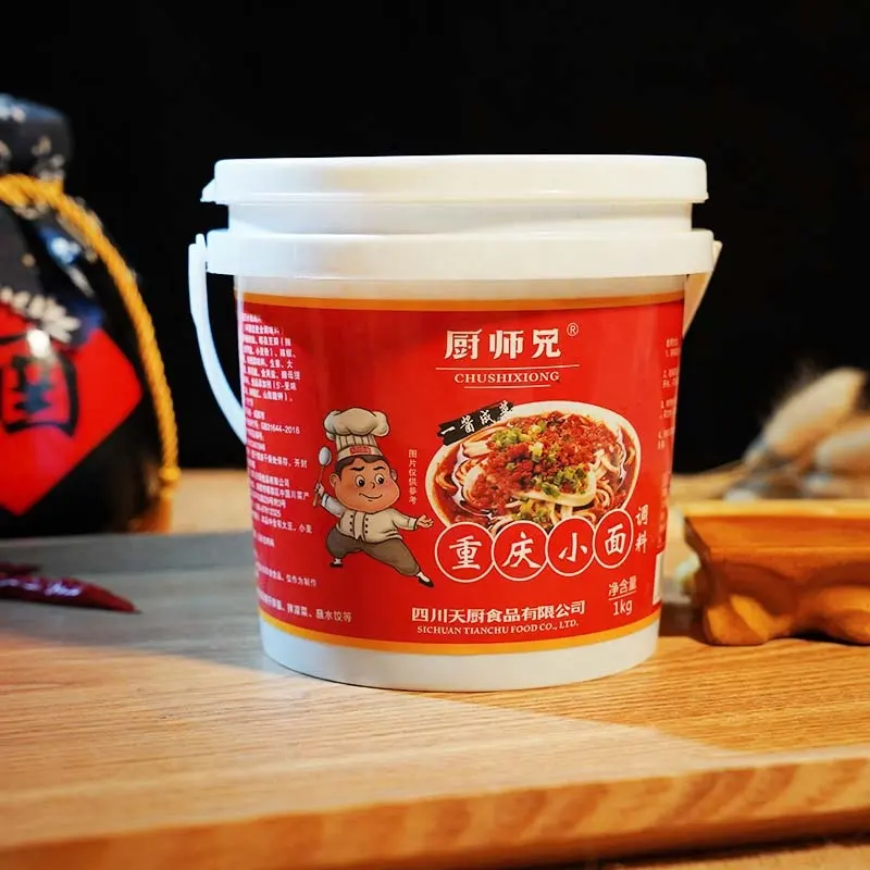 Tianchu 1Kg Groothandel Chinese Karakteristieke Pittige Smaak Saus Noedelsaus Heerlijke Kruiderij Noodle Kruiden