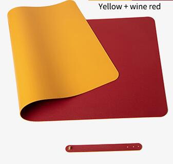 Yellow/wine red