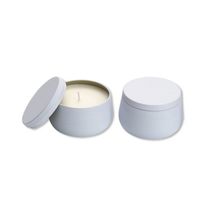 8oz piccolo rettangolo rettangolare in metallo latta di candela rettangolare che imballa contenitori di latta rettangolari vuoti per adesivo artigianale - Product Image 3