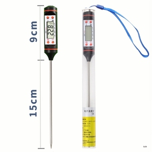 TP101 Nhiệt kế thực phẩm nhà bếp nhiệt độ nước điện tử đo nhiệt độ nướng nướng dầu nhiệt kế Nhiệt độ đầu dò loại - Product Image 6