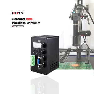 HIFLY迷你数字可调频闪4通道机器视觉灯发光二极管控制器24v - Product Image 1