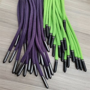Cordón de poliéster personalizado OEM Cordones redondos de colores Cordón de cuerda con capucha Cordón de cordón para tela. - Product Image 4