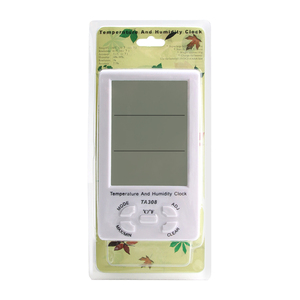 带时间显示温度湿度监测仪的数字室内湿度计温度湿度计 - Product Image 4