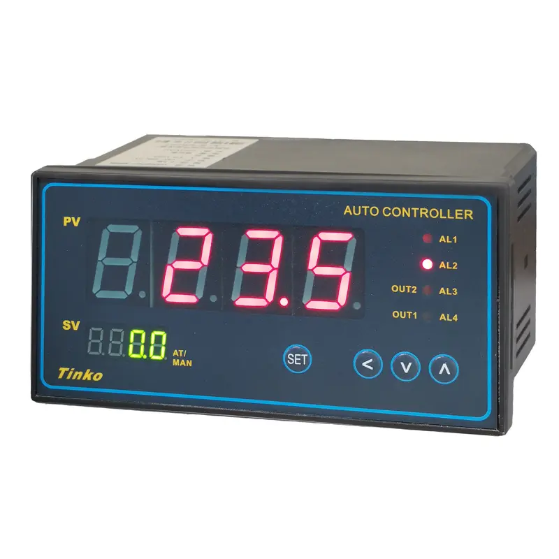 Pantalla digital LED ODM OEM ajustable 4, controlador de temperatura pid para horno