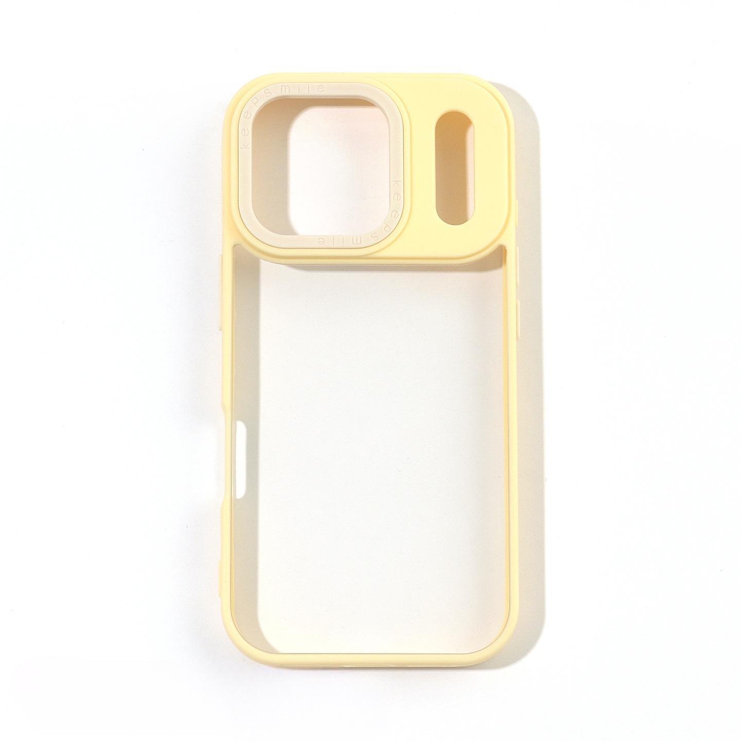 Funda para teléfono con bloques de color / Bordes amarillos