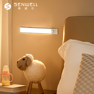 Customized Smart Wireless <strong>LED</strong> Cabinet Light with Motion <strong>Sensor</strong> Downward Directed Aluminium Closet Light with Battery Kitchen <strong>Use</strong> - Product Image 2