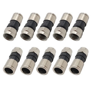 RG6 F tipi sıkıştırma uydurma yapış mühür fiş konnektörü gökyüzü uydu bakire kablo montaj değiştirilmesi için - Product Image 1