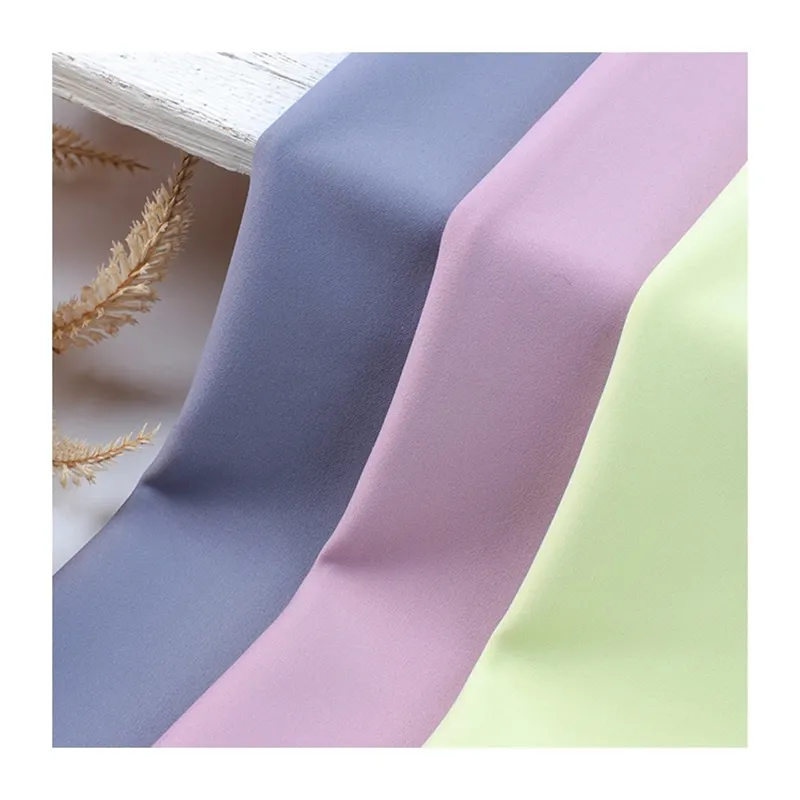FREE SAMPLE Skin-Friendly High-Elastic Sports Underwear Fabric Nylon Spandex Double-Sided Yoga Clothing Fabric