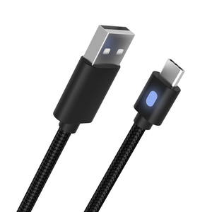 สายชาร์จ USB สาย USB Type C 3 ม. พร้อมตัวบ่งชี้สายชาร์จสําหรับ PS5/Xbox Series/Switch Pro