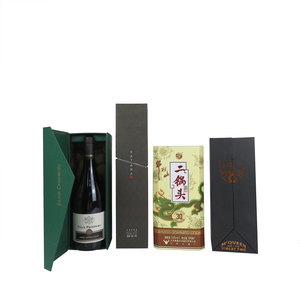 定制豪华泡沫威士忌盒装高级环保纸板，用于烈酒和葡萄酒礼品