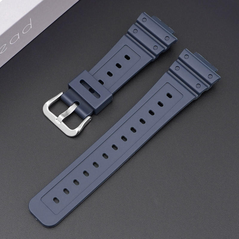 Dark blue+siliver buckle