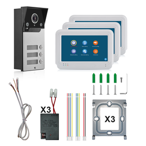 Tuya WiFi 7 Inch 1080P HD Video Interphone <strong>System</strong> Waterproof 3 <strong>Button</strong> Doorbell Camera Wired Video <strong>Intercom</strong> for Apartments. - Product Image 5