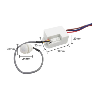 AC220V Mini LED interruttore luce intelligente automatico PIR sensore di movimento a infrarossi regolabile Delay Modulare sensori di posizione di movimento - Product Image 5