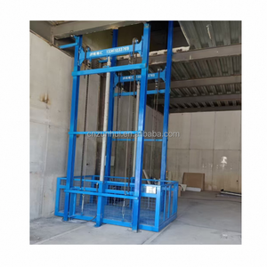 Rieles de doble guía, plataforma elevadora de carga, elevador de carga pesado de acero al manganeso, elevador de carga