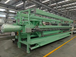 Filtropressa per fanghi a membrana controllata da programma automatico con sistema di lavaggio in tessuto