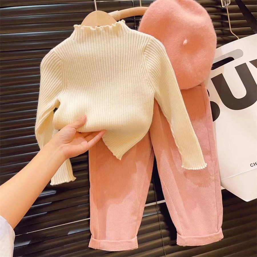 4606-Beige Knit Sweater