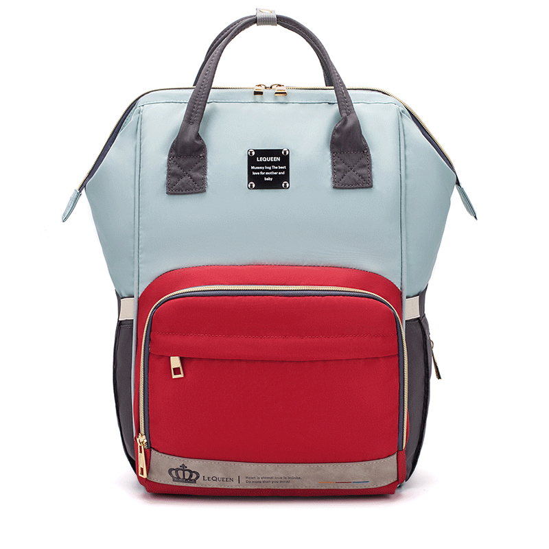 bleu clair + rouge