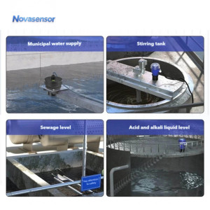 HR80G 80 Ghz paslanmaz çelik Radar seviyesi sensör 2mm doğruluk 4-20mA/RS-485 çıkış ipliği/bulamaç için flanş montajı - Product Image 6